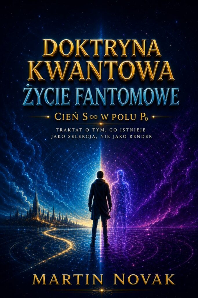 Doktryna Kwantowa. Życie Fantomowe — Martin Novak
Cień S∞ w polu P₀. Traktat o tym, co istnieje jako selekcja, nie jako render